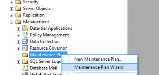 maintenance plan wizard1